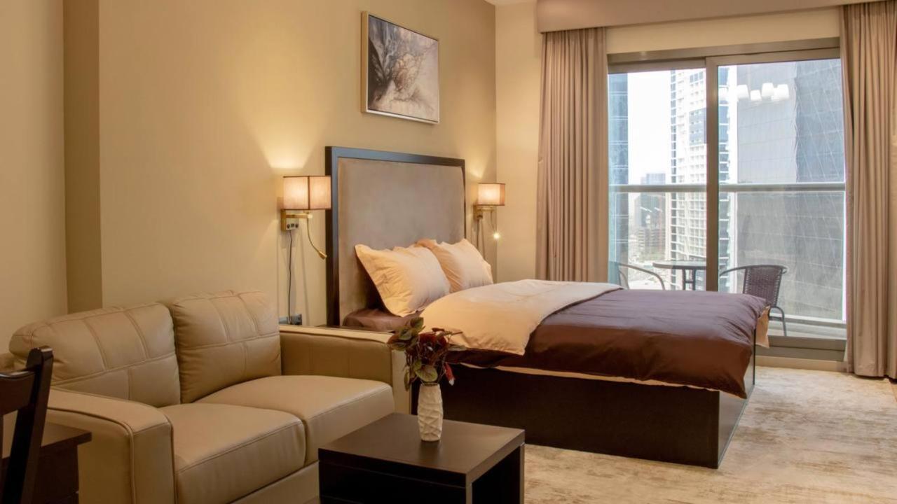 Aws Homes - Luxurious High Floor Studio With Breathtaking View Dubai Luaran gambar
